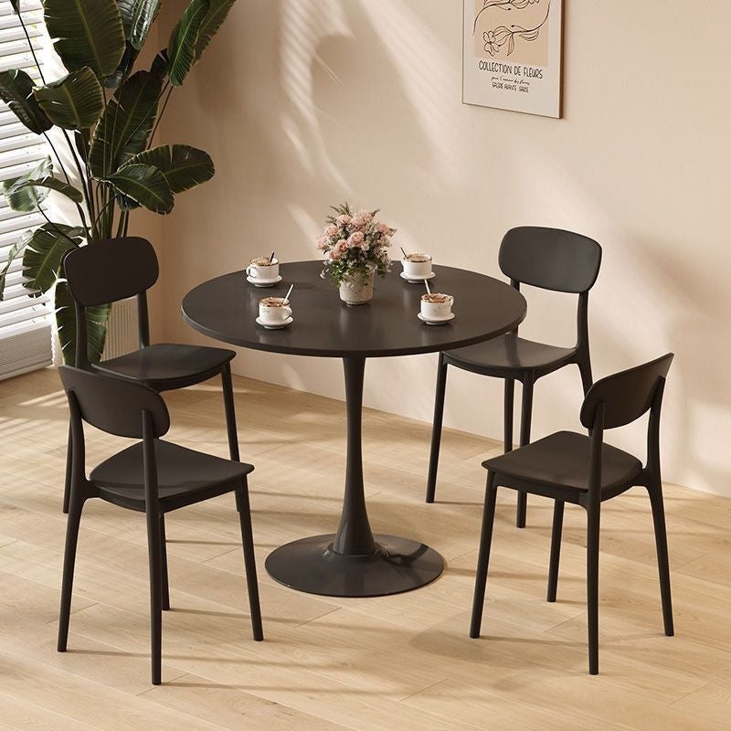 Mesa Redonda Estilo Nórdico Tulipán para Café y Terraza