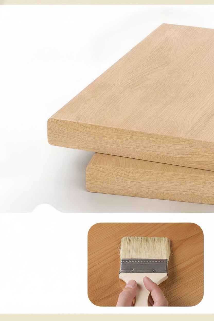 Mesa cuadrada de madera maciza estilo nórdico + sillas - 13