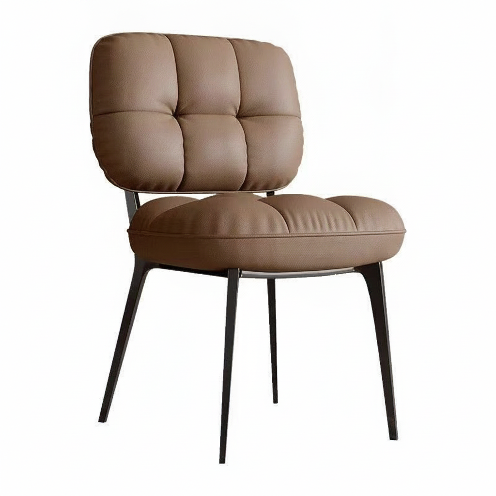 Silla de Comedor Minimalista con Cojín Suave Nube - 5