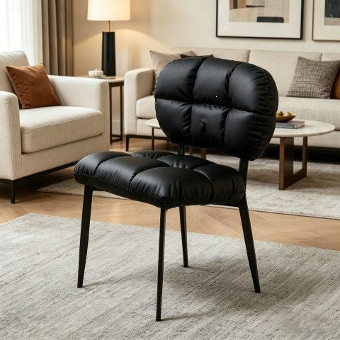 Silla de Comedor Minimalista con Cojín Suave Nube