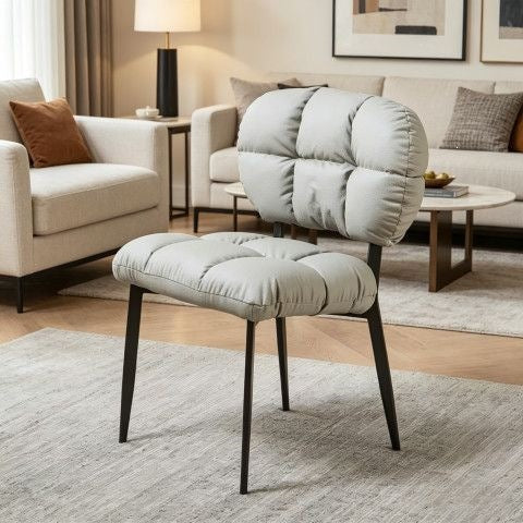 Silla de Comedor Minimalista con Cojín Suave Nube