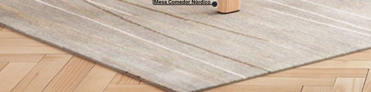 Comedor nórdico minimalista 4 a 8 personas mesa y sillas - 14