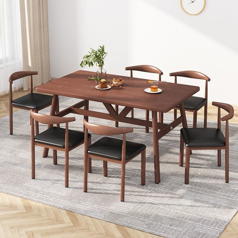 Comedor nórdico minimalista 4 a 8 personas mesa y sillas