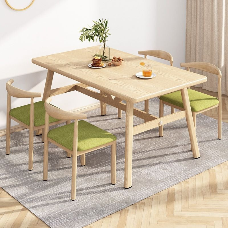Comedor nórdico minimalista 4 a 8 personas mesa y sillas
