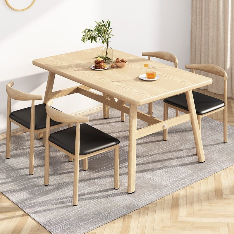 Comedor nórdico minimalista 4 a 8 personas mesa y sillas