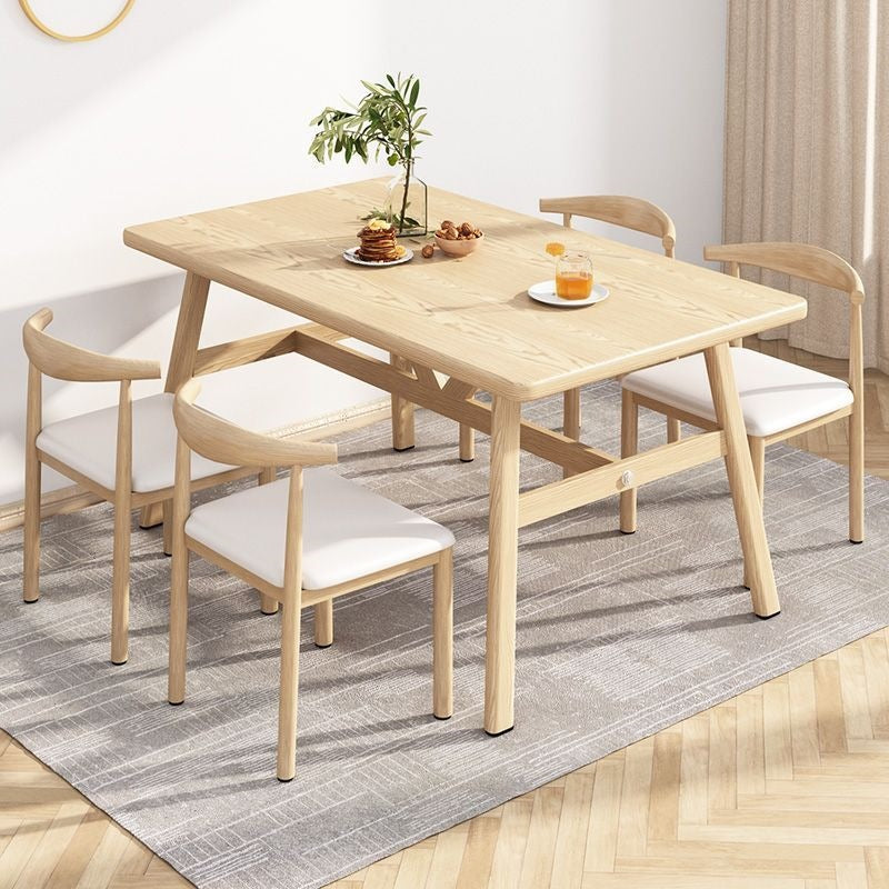 Comedor nórdico minimalista 4 a 8 personas mesa y sillas