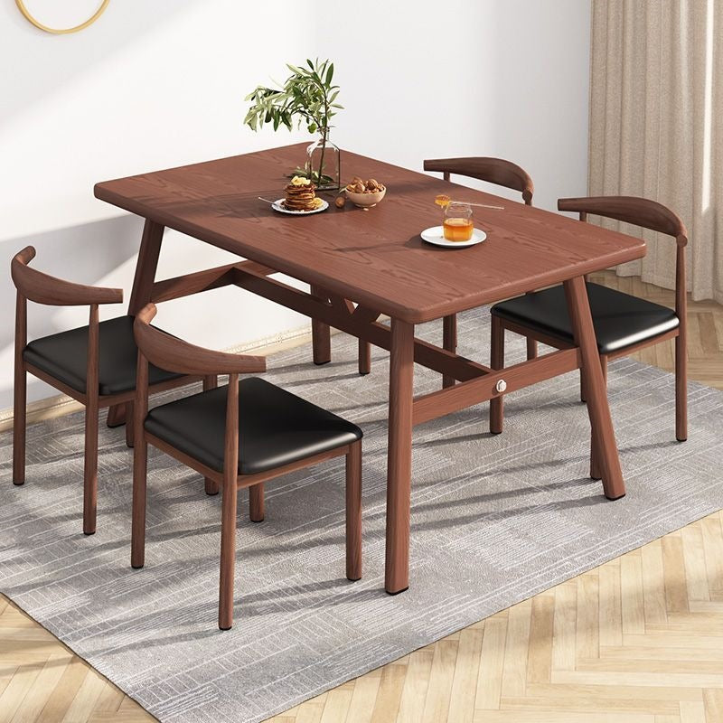Comedor nórdico minimalista 4 a 8 personas mesa y sillas
