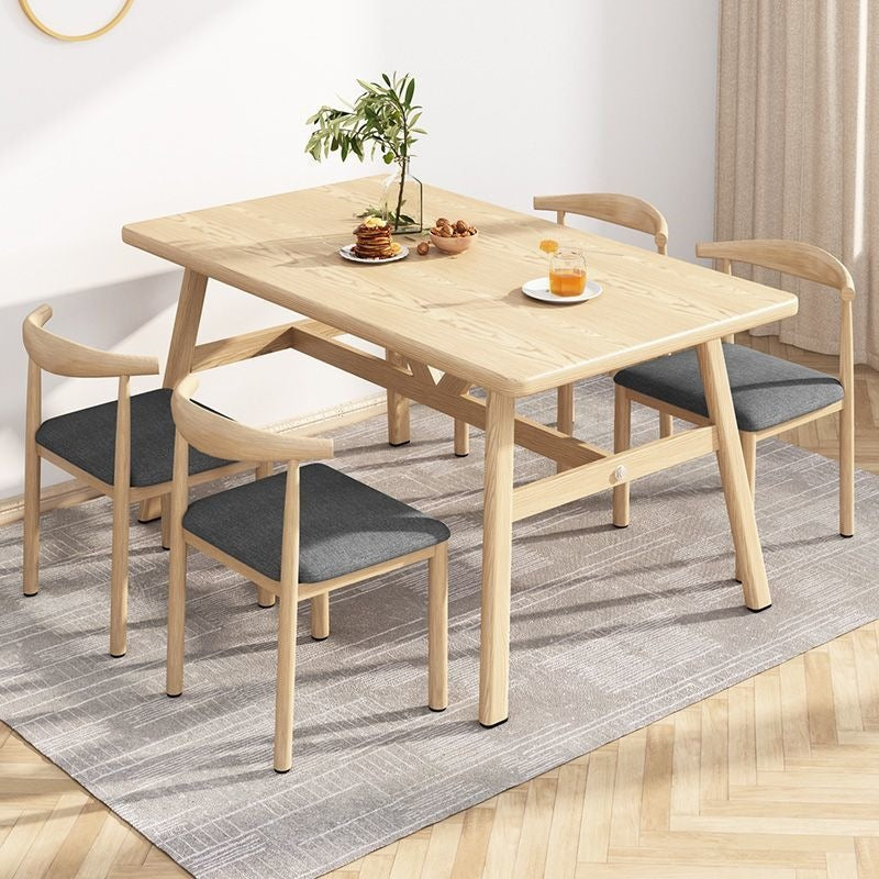 Comedor nórdico minimalista 4 a 8 personas mesa y sillas