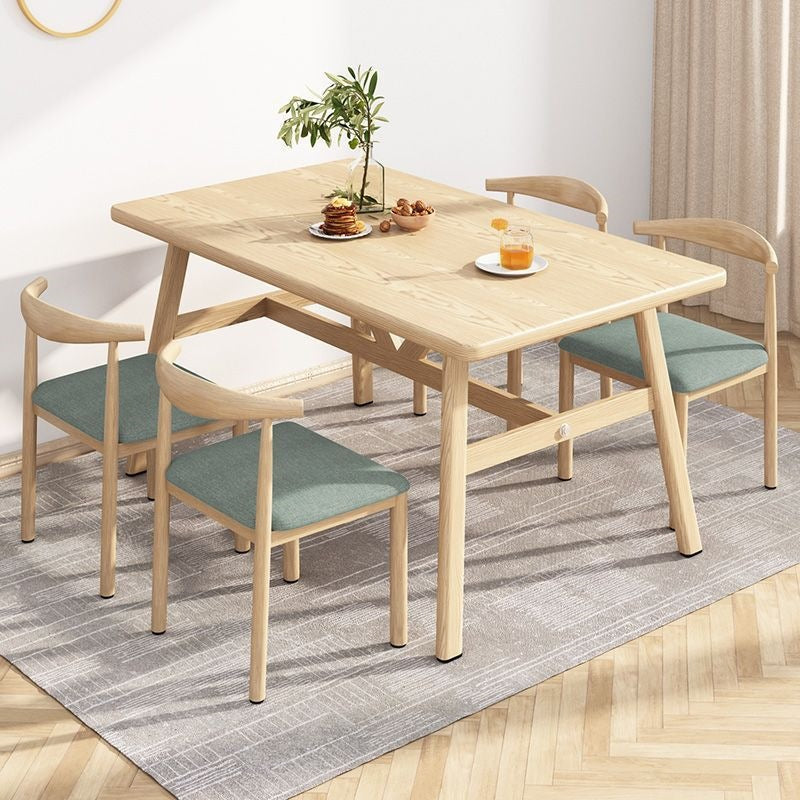 Comedor nórdico minimalista 4 a 8 personas mesa y sillas