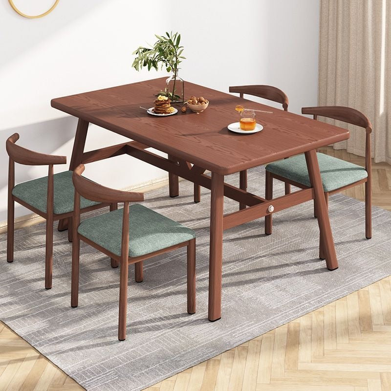 Comedor nórdico minimalista 4 a 8 personas mesa y sillas