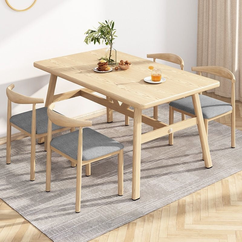 Comedor nórdico minimalista 4 a 8 personas mesa y sillas