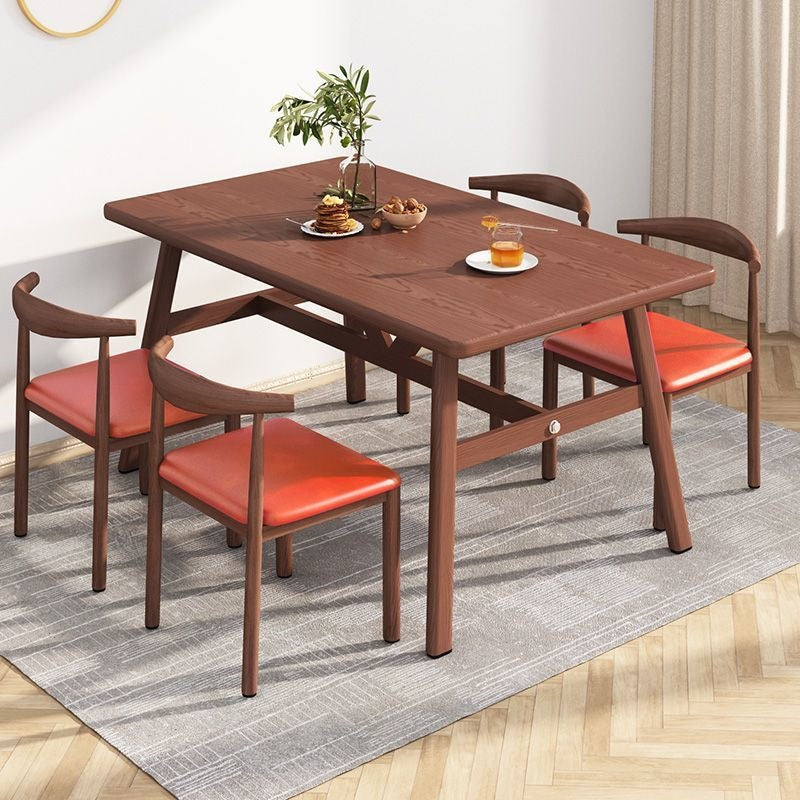 Comedor nórdico minimalista 4 a 8 personas mesa y sillas