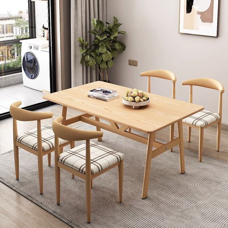 Comedor nórdico minimalista 4 a 8 personas mesa y sillas