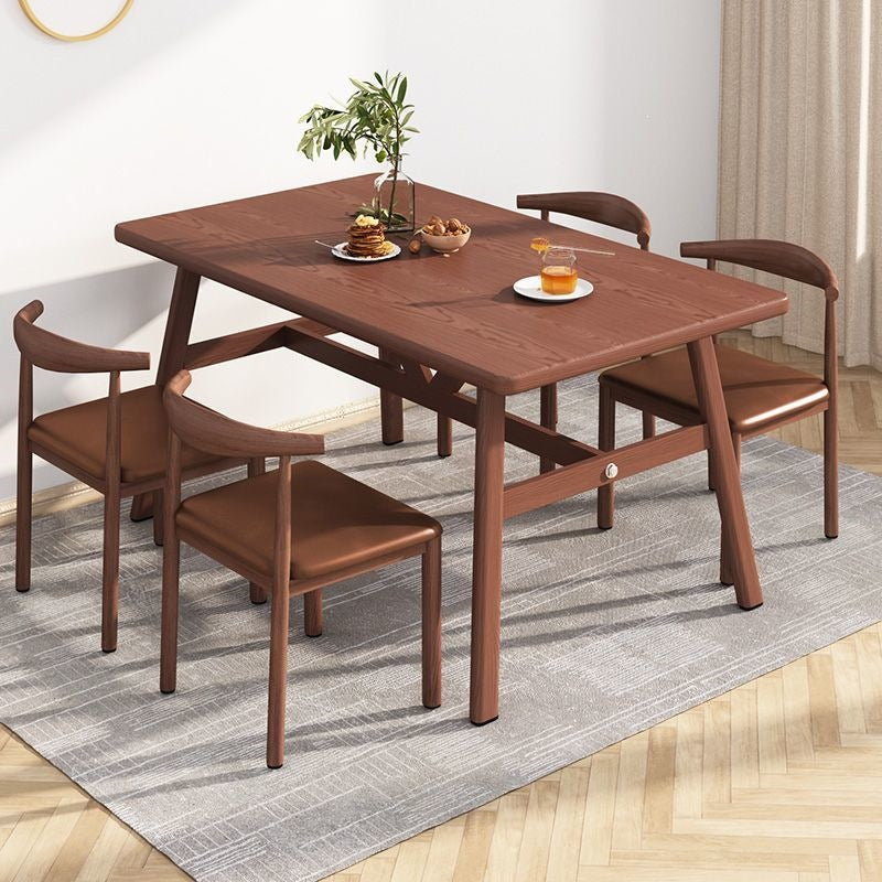 Comedor nórdico minimalista 4 a 8 personas mesa y sillas