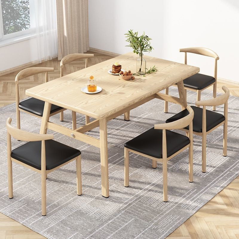 Comedor nórdico minimalista 4 a 8 personas mesa y sillas