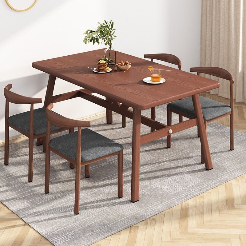 Comedor nórdico minimalista 4 a 8 personas mesa y sillas