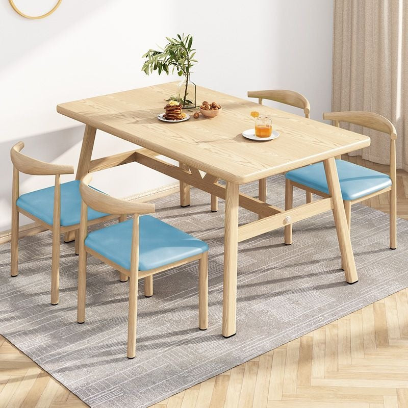 Comedor nórdico minimalista 4 a 8 personas mesa y sillas