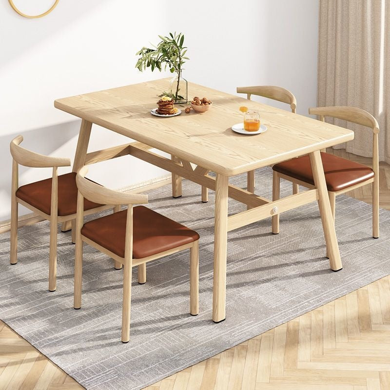 Comedor nórdico minimalista 4 a 8 personas mesa y sillas