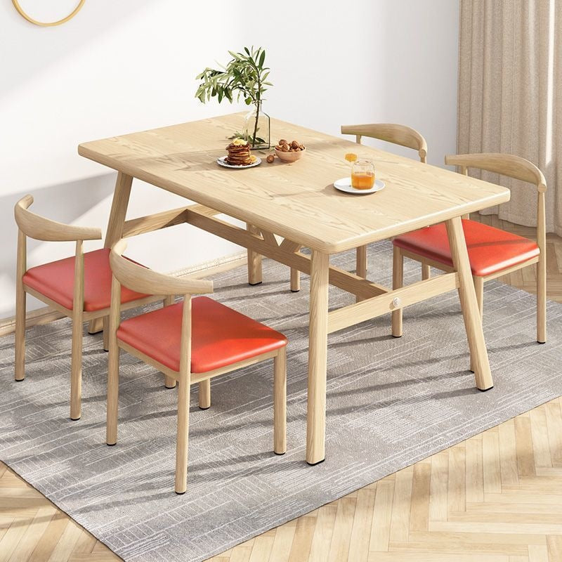 Comedor nórdico minimalista 4 a 8 personas mesa y sillas