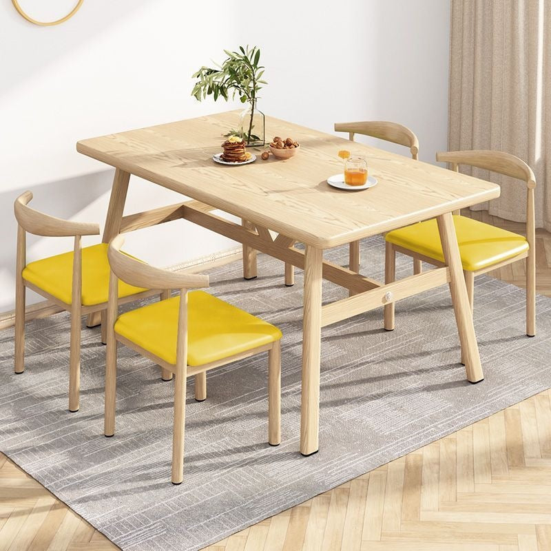 Comedor nórdico minimalista 4 a 8 personas mesa y sillas