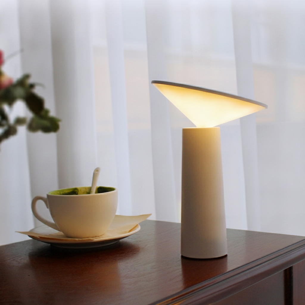 Lámpara LED de Mesa Nórdica con Carga USB - 1