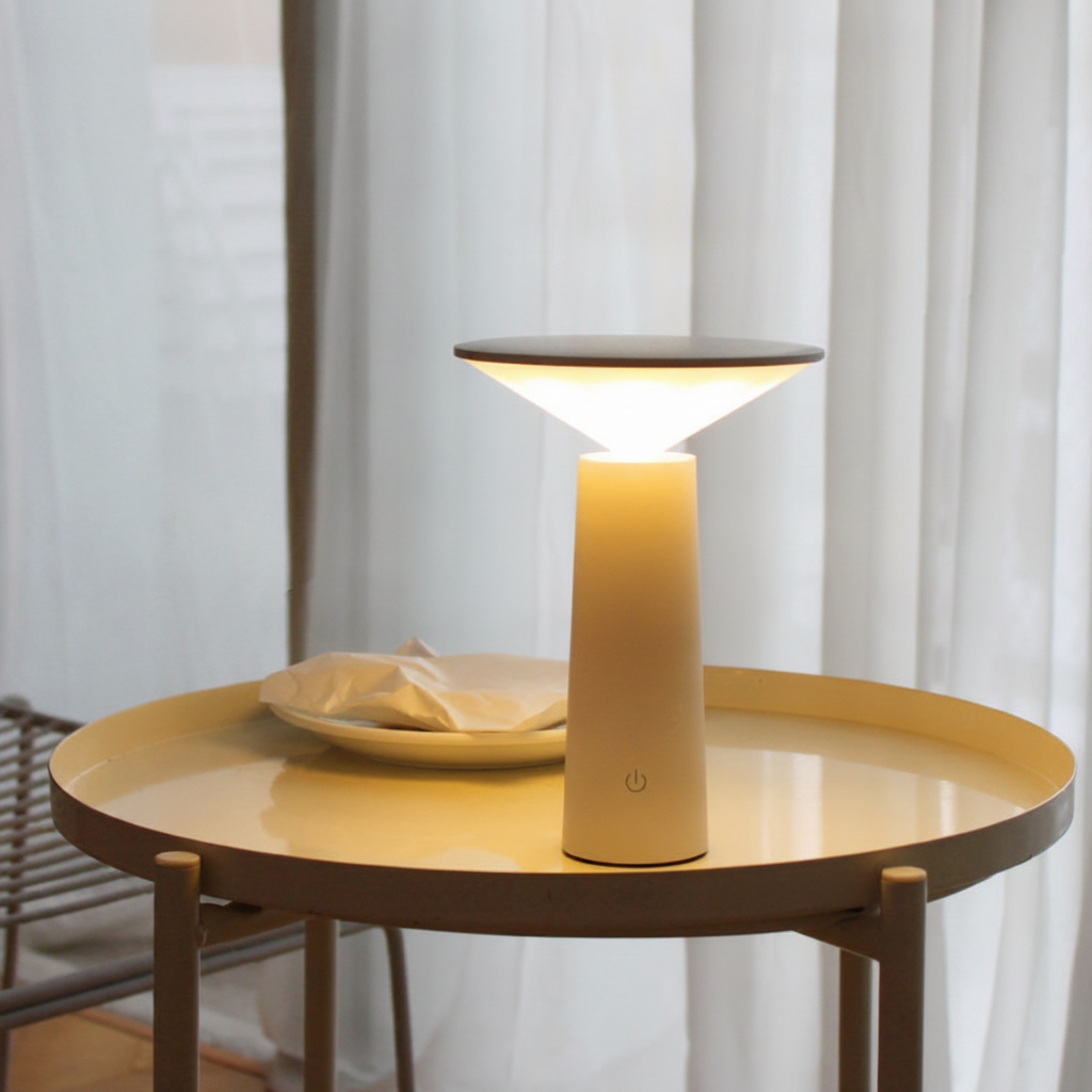 Lámpara LED de Mesa Nórdica con Carga USB - 3