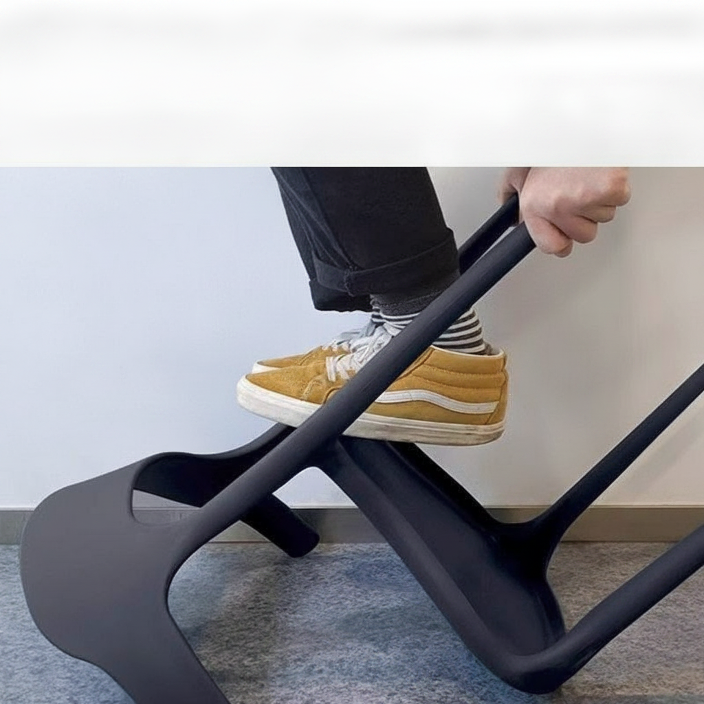 Sillas de comedor nórdicas de plástico con respaldo - 13