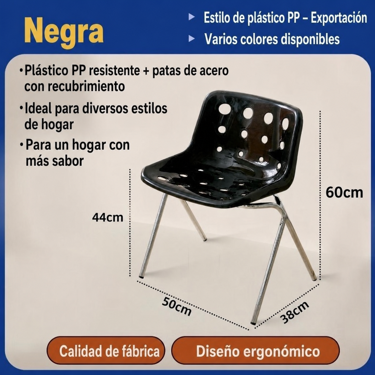 Silla Queso Vintage con Respaldo de Metal | Estilo Aesthetic