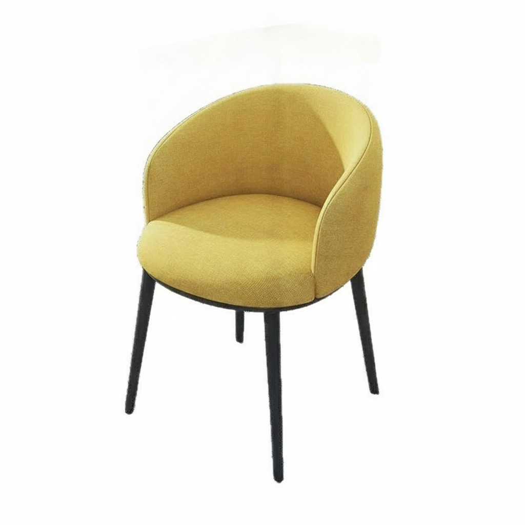Silla Nórdica con Respaldo Tapizado y Brazos – Comedor - 5