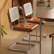 Silla retro estilo rattan para comedor y terraza - 1