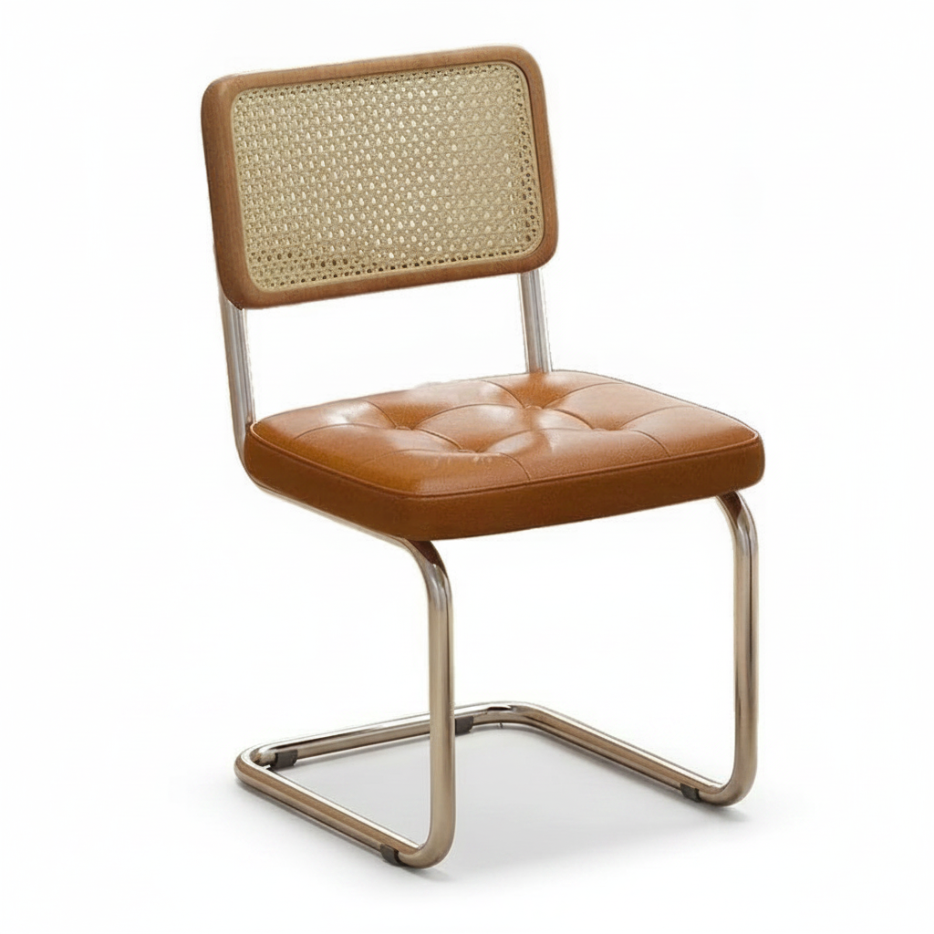 Silla retro estilo rattan para comedor y terraza - 5