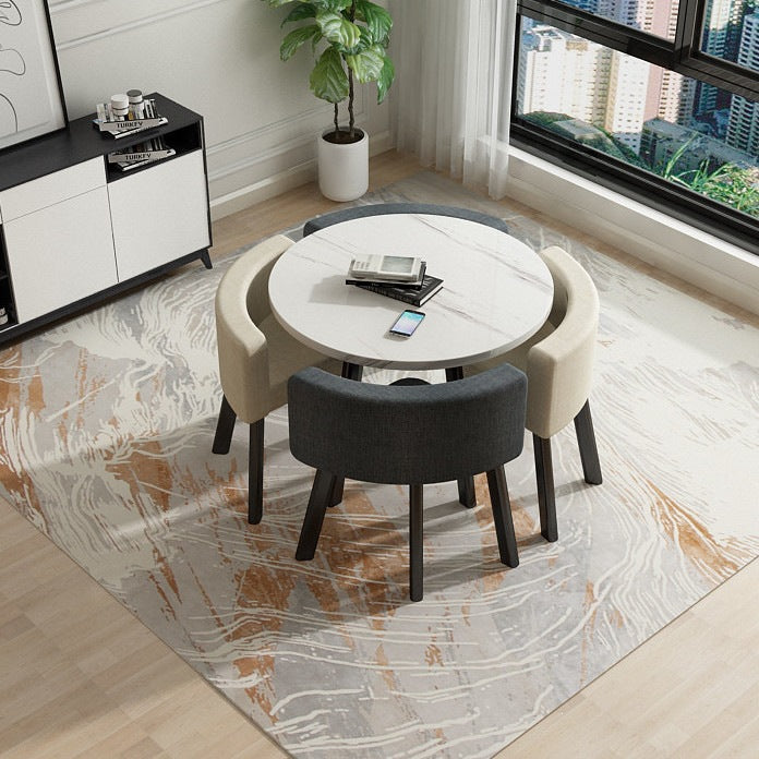 Juego de comedor 1 mesa + 4 sillas estilo italiano