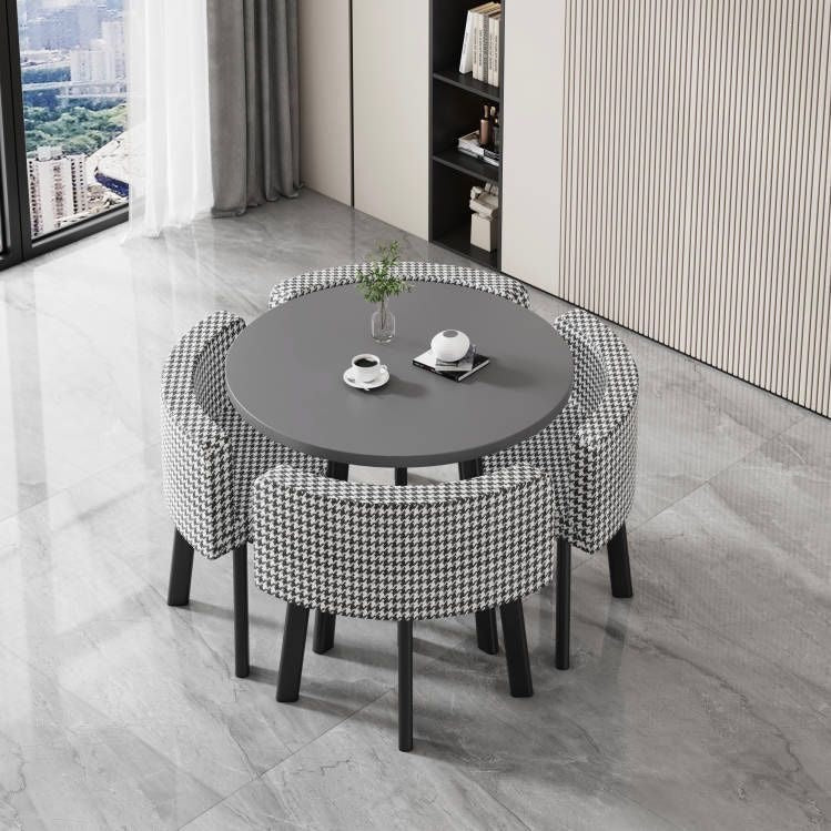 Juego de comedor 1 mesa + 4 sillas estilo italiano