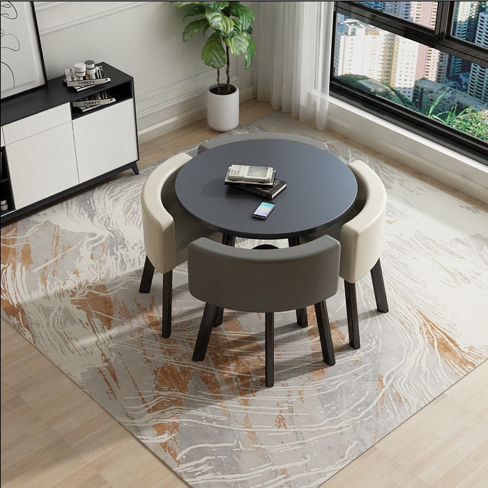 Juego de comedor 1 mesa + 4 sillas estilo italiano