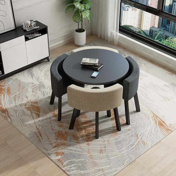 Juego de comedor 1 mesa + 4 sillas estilo italiano