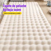 Tapete de peluche burbuja suave para recámara y sala - 1