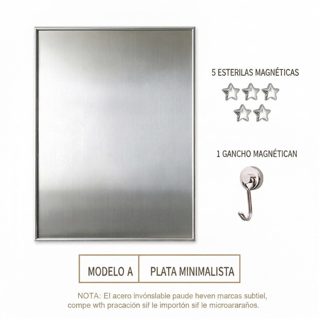Marco Magnético de Aluminio para Cuadro Decorativo Vertical - 7