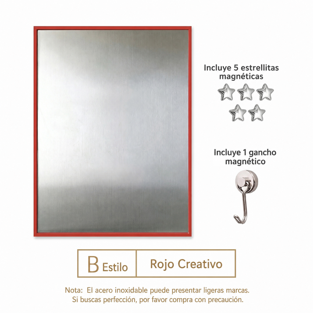 Marco Magnético de Aluminio para Cuadro Decorativo Vertical