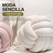 Cojín esférico tejido a mano estilo nórdico con relleno - 1