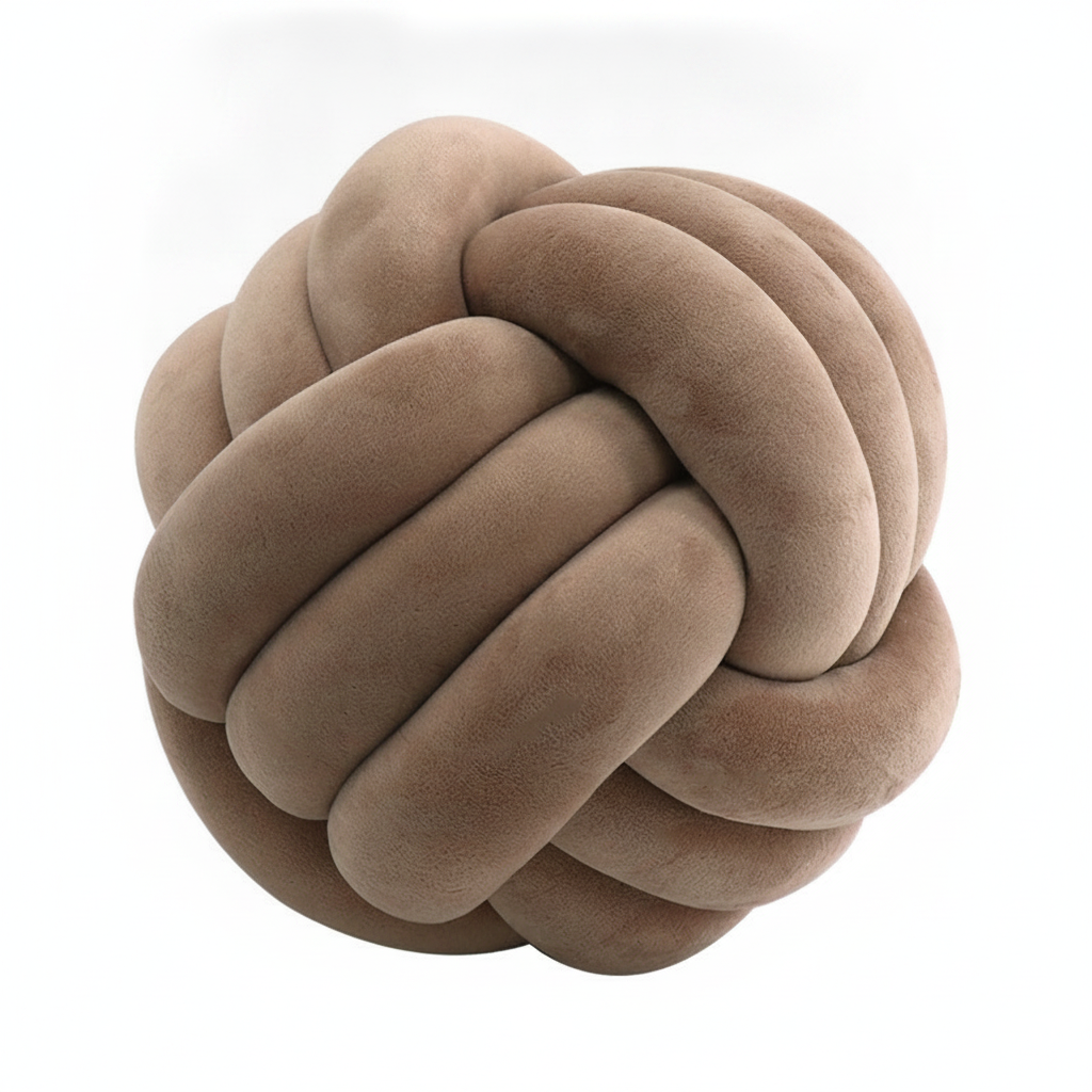 Cojín esférico tejido a mano estilo nórdico con relleno - 5