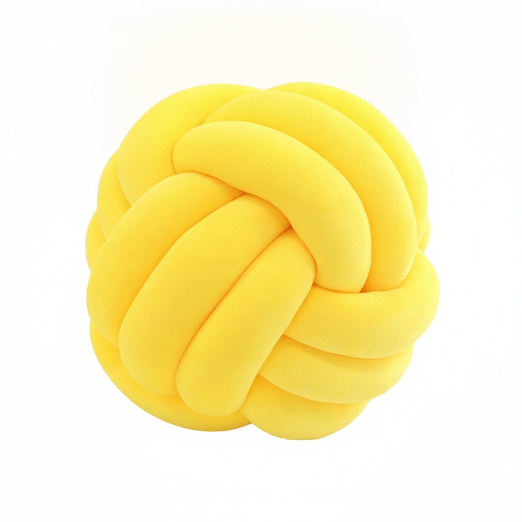 Cojín esférico tejido a mano estilo nórdico con relleno - 6