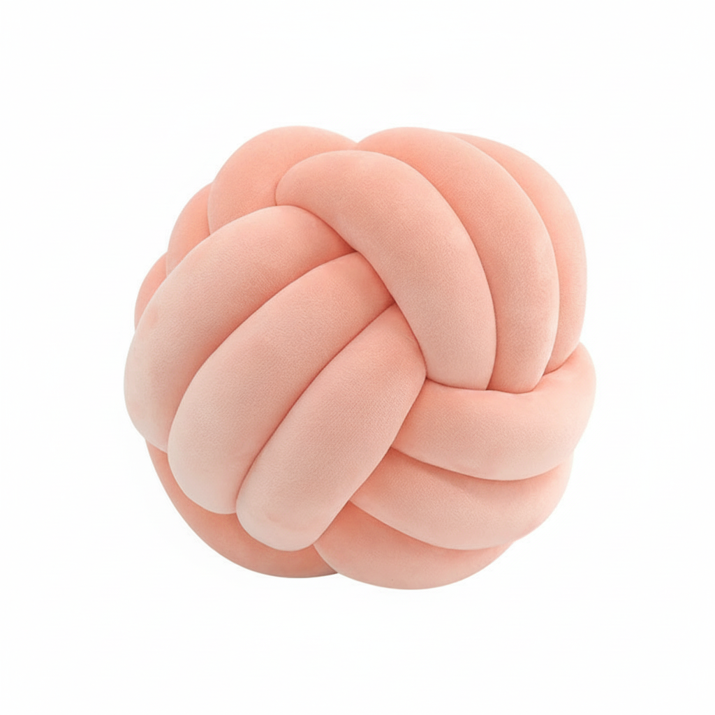 Cojín esférico tejido a mano estilo nórdico con relleno - 9