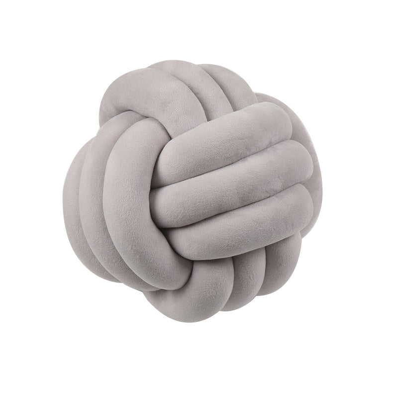 Cojín esférico tejido a mano estilo nórdico con relleno