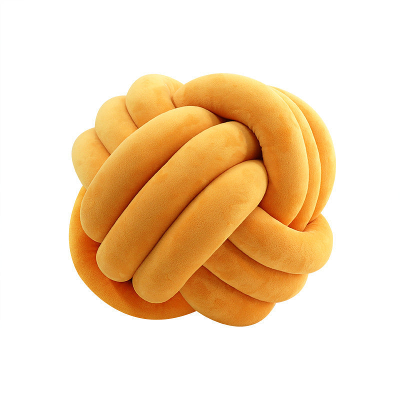 Cojín esférico tejido a mano estilo nórdico con relleno