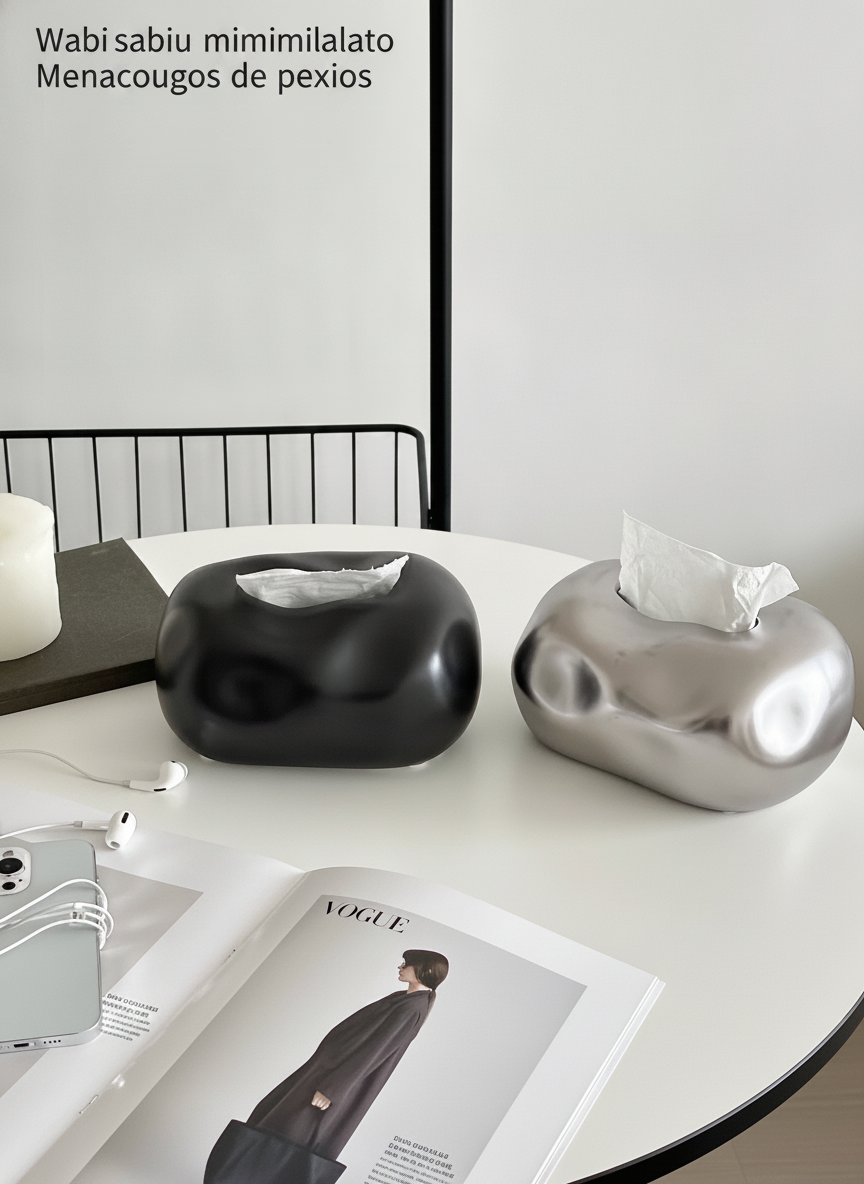 Portarrollos de cerámica estilo wabi-sabi minimalista - 14