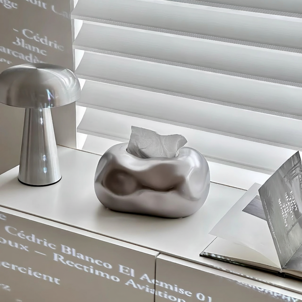 Portarrollos de cerámica estilo wabi-sabi minimalista - 3
