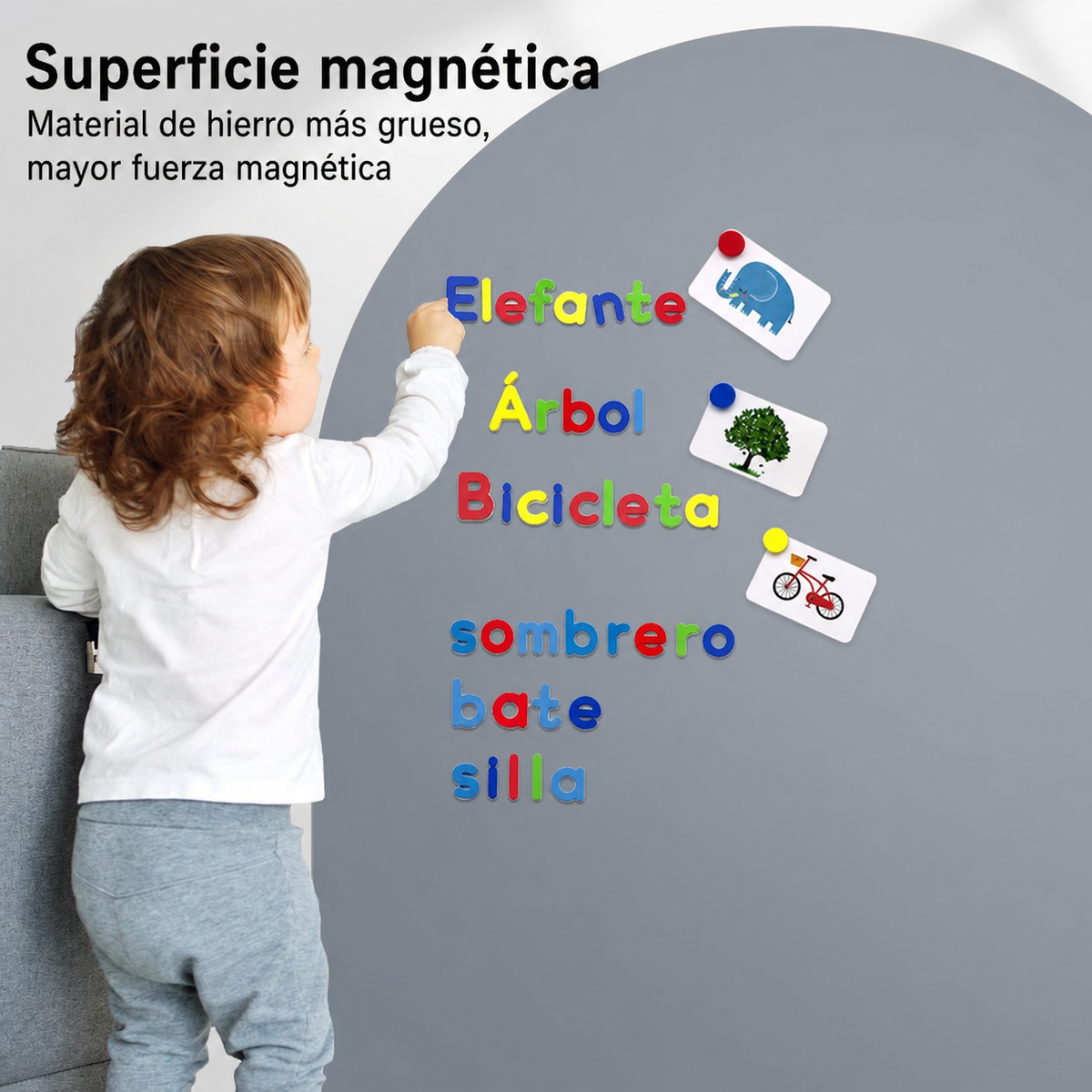 Pizarrón Magnético Infantil con Forma Decorativa 80×100 cm - 8