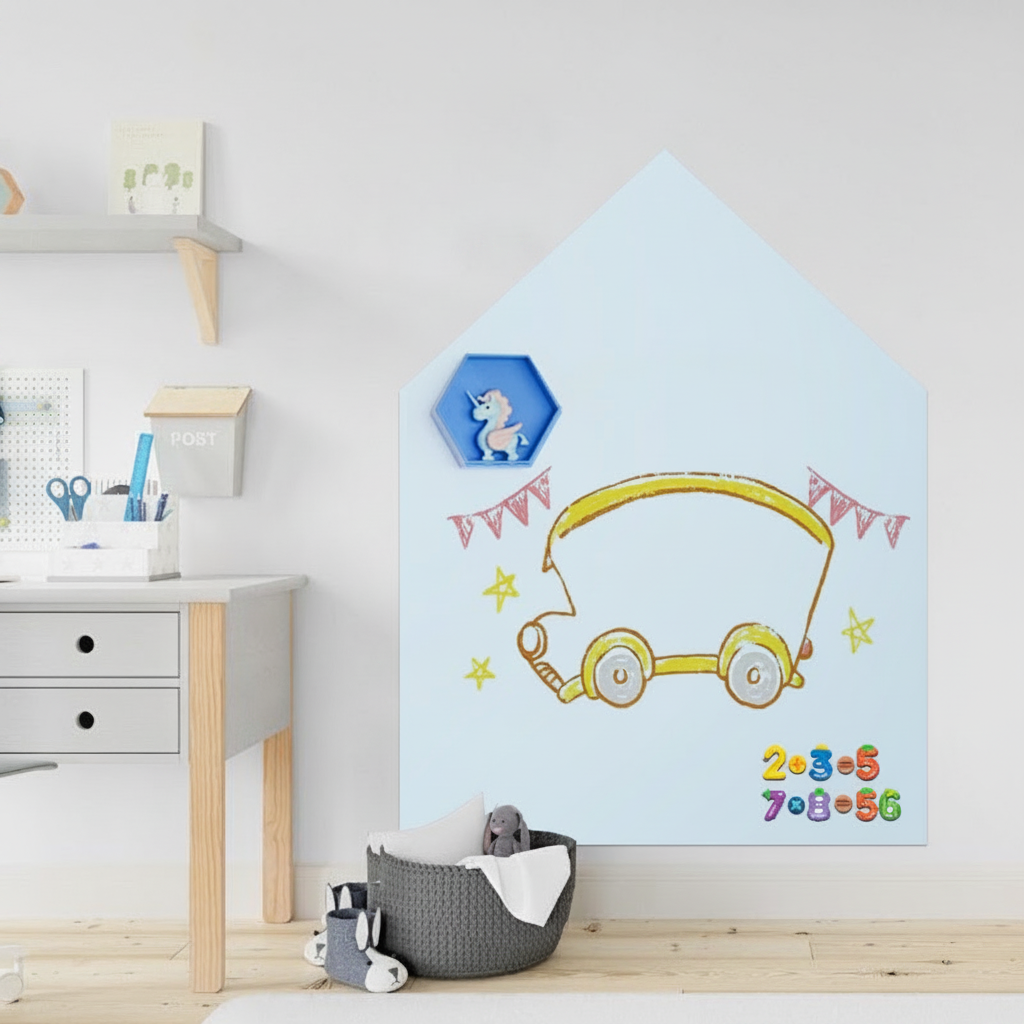 Pizarrón Magnético Infantil con Forma Decorativa 80×100 cm - 5