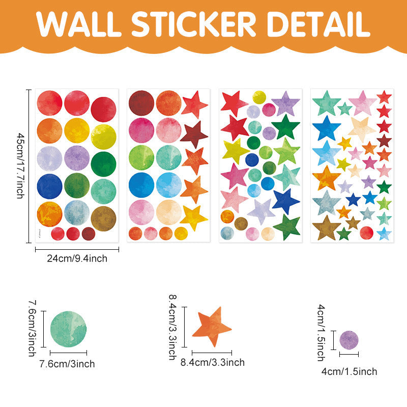 Stickers decorativos PVC para pared cuarto infantil