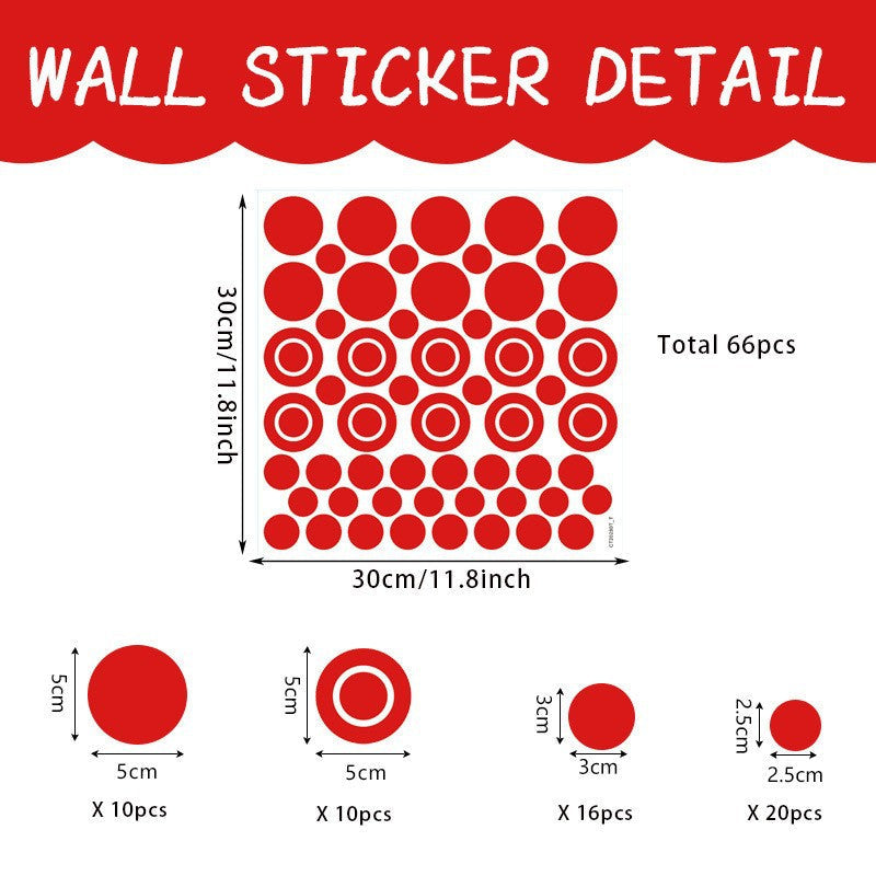 Stickers decorativos PVC para pared cuarto infantil
